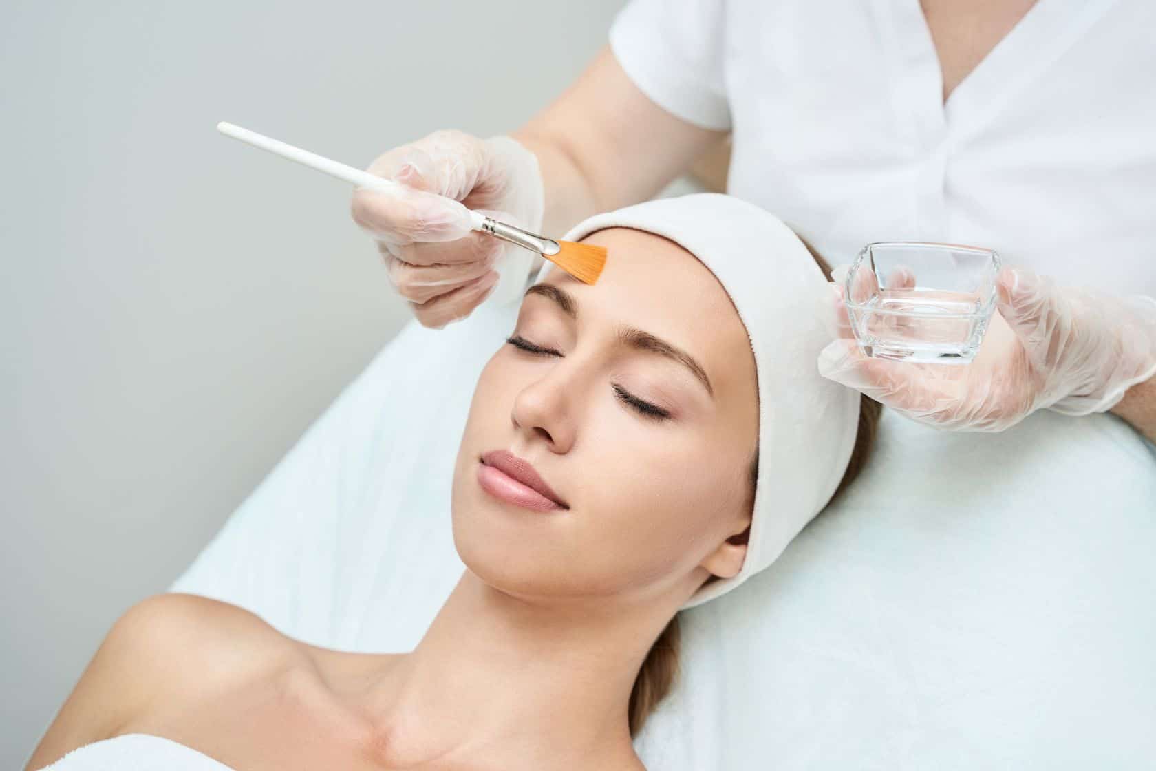 A Young Woman getting Chemical Peels | Empower Aesthetics & Wellness in Richmond, KY